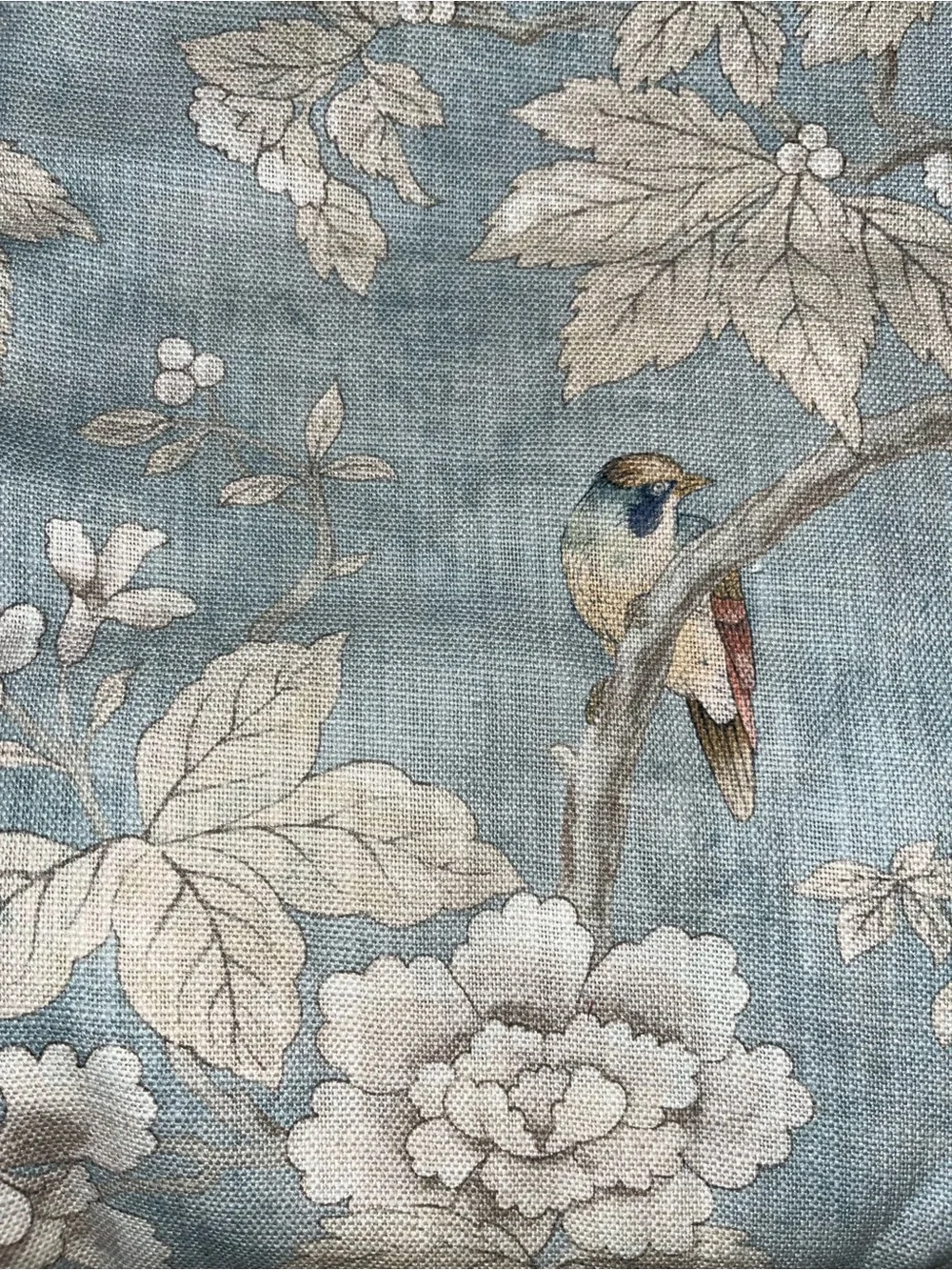 NWT Sanderson Chiswick Grove Floral Bird design Drapes 2 Panels Size 50